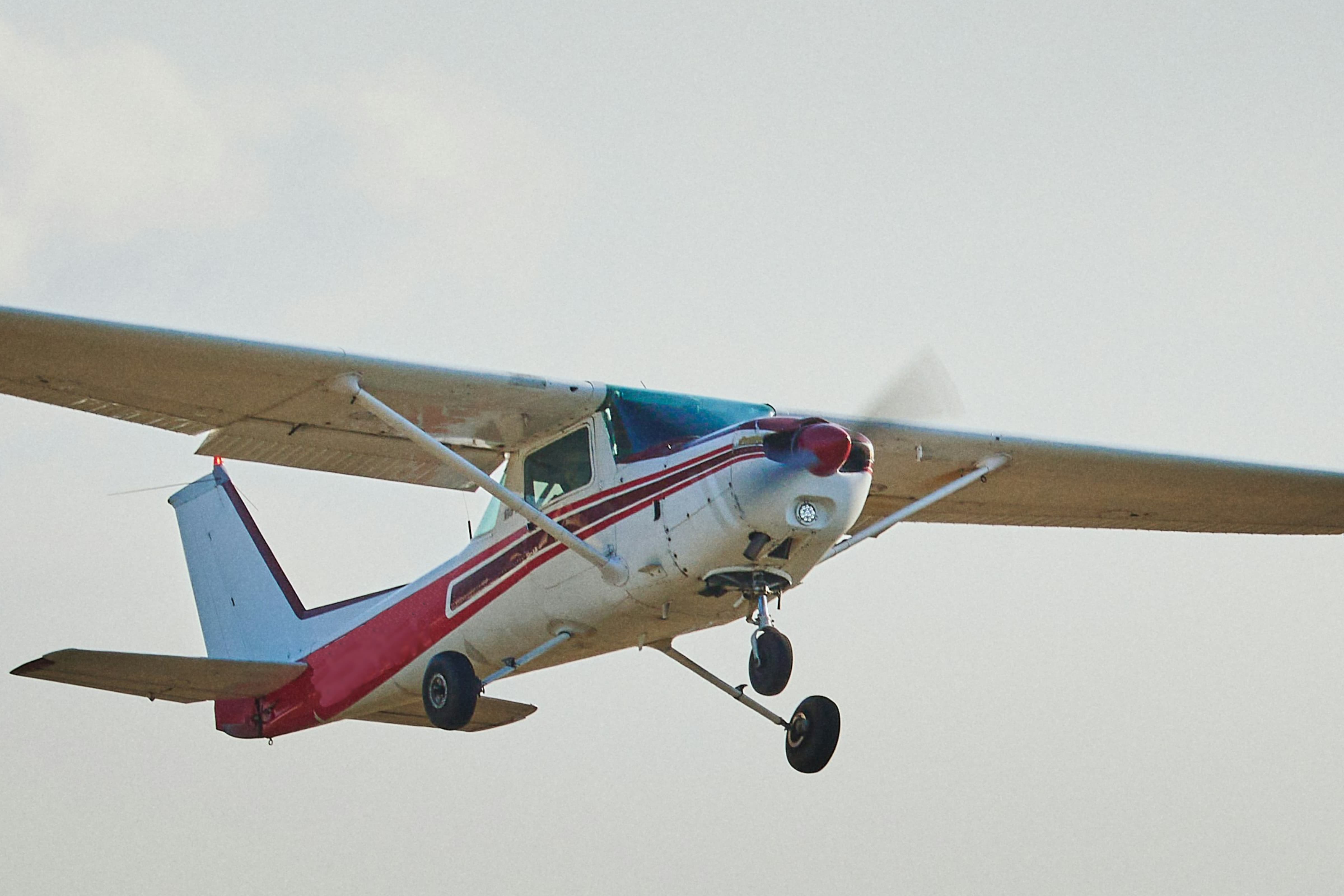 Cessna 152 taking off