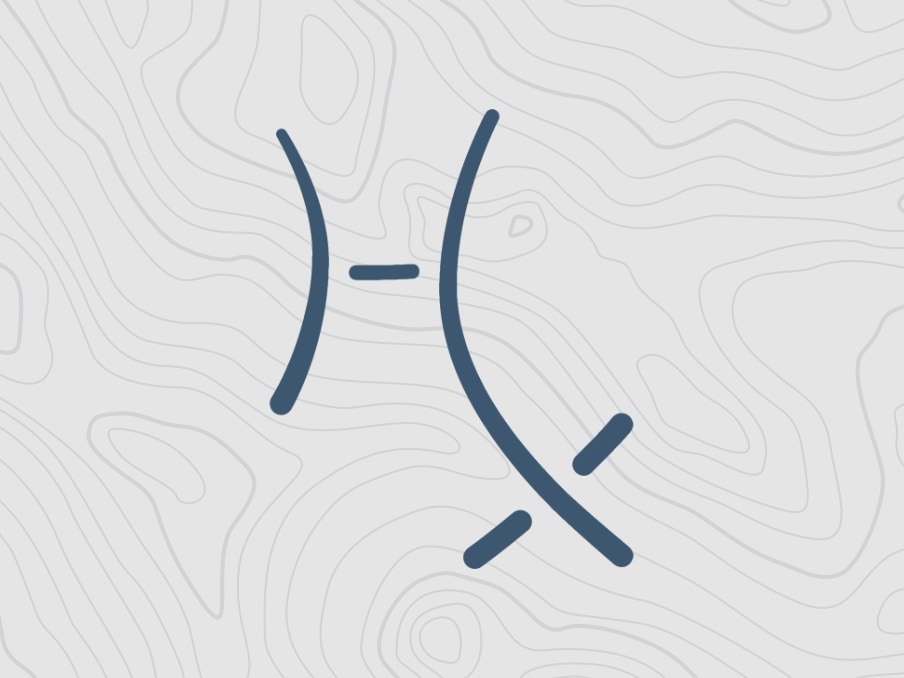 HX Aviation logo with a topo background