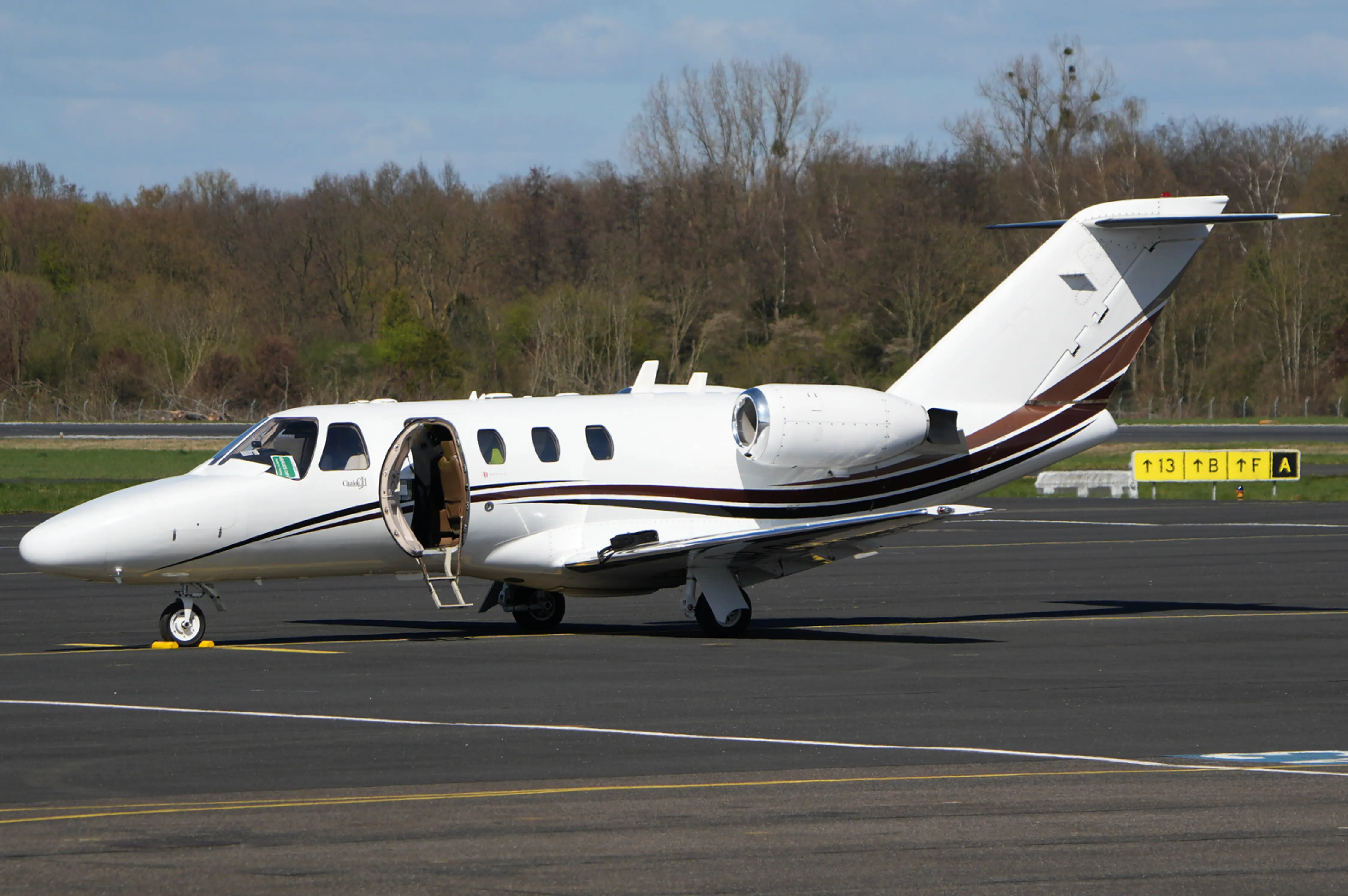 Cessna Citation CJ1 on the ramp