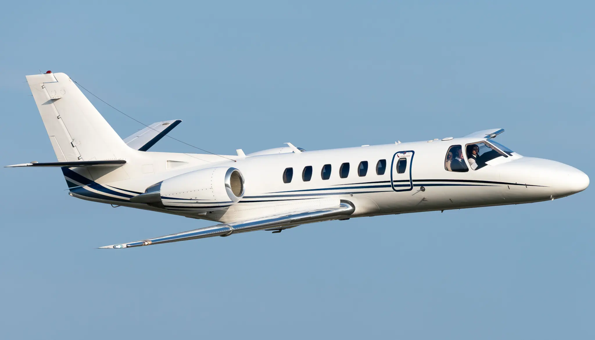 Cessna Citation V in flight