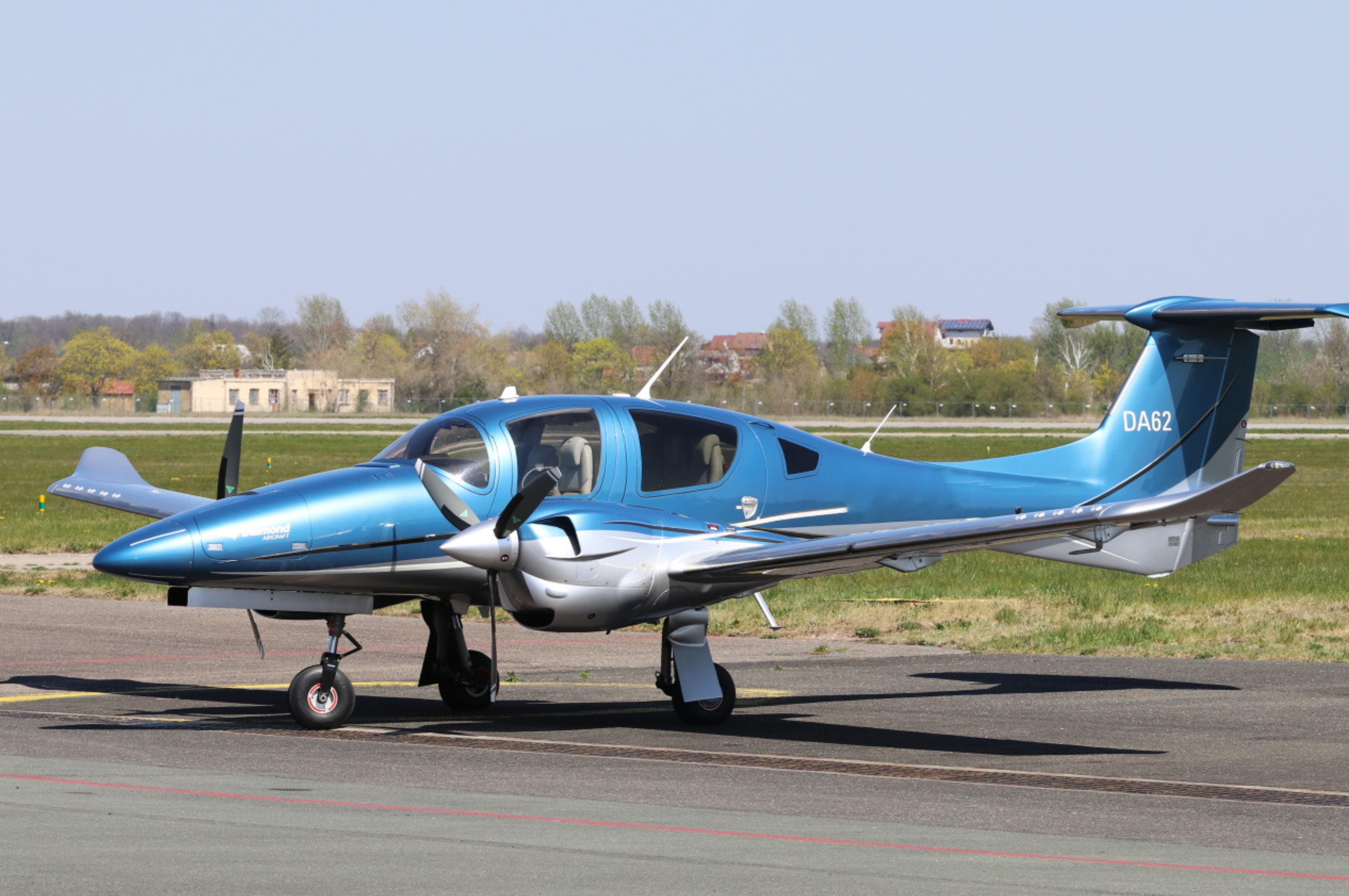 Diamond DA62 on the ramp